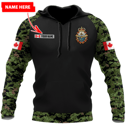  Personalized Name Canadian Armed Forces Pullover Shirts