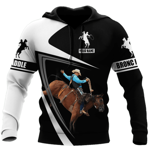  Personalized Name Rodeo Unisex Shirts Bronc Riding Ver