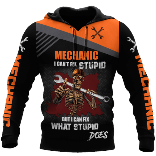  I Can Fix What Stupid Does All Over Printed Mechanic Hoodie For Men and Women TN