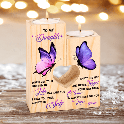  Butterfly To My Daughter That Candle Holder With Heart