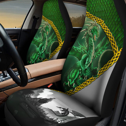  Customized Name Dragon Car seat covers KLAN