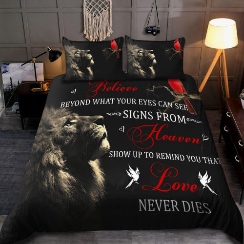  Believe Beyond What Your Eyes Can See Cardinal Bedding Set KLBM