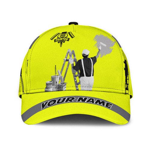  Personalized Name Painter Classic Cap Yellow Neon