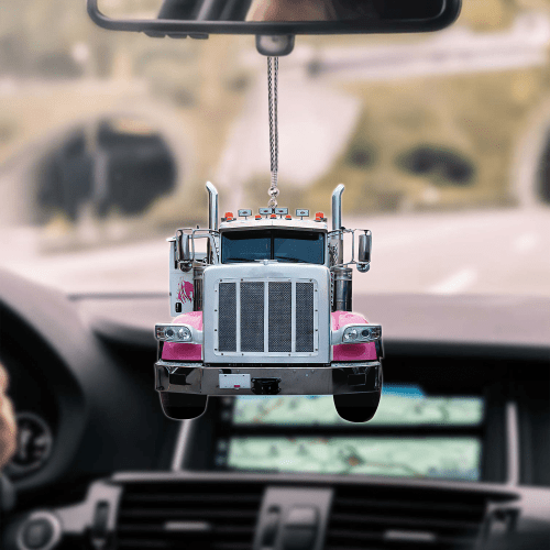  Pink Truck Car Hanging Ornament