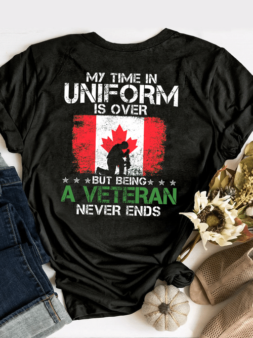 My Time In Uniform Is Over T-shirt PD20062202