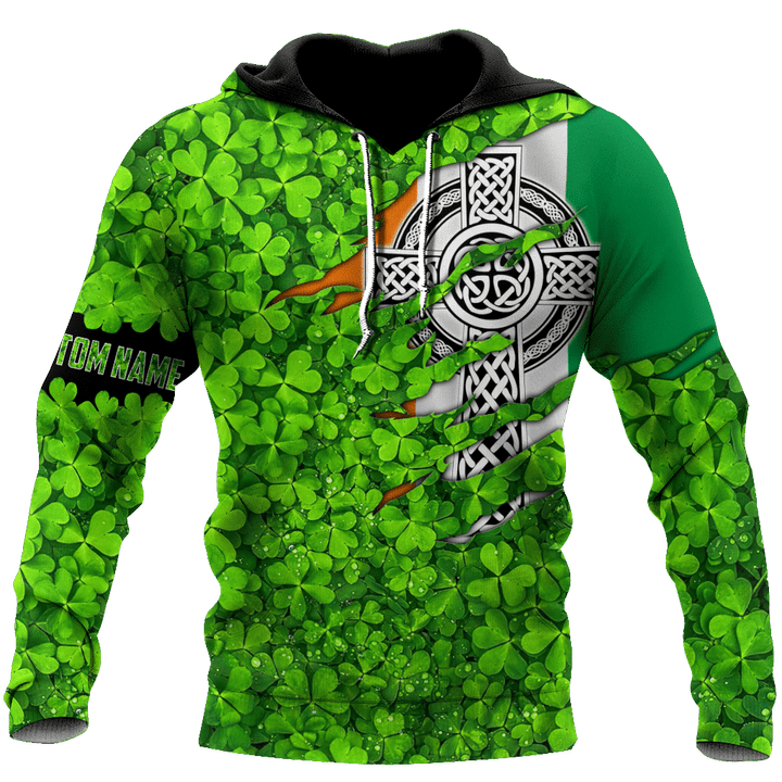 Premium Personalized Name Irish Saint Patrick's Day 3D All Over Printed Unisex Shirts
