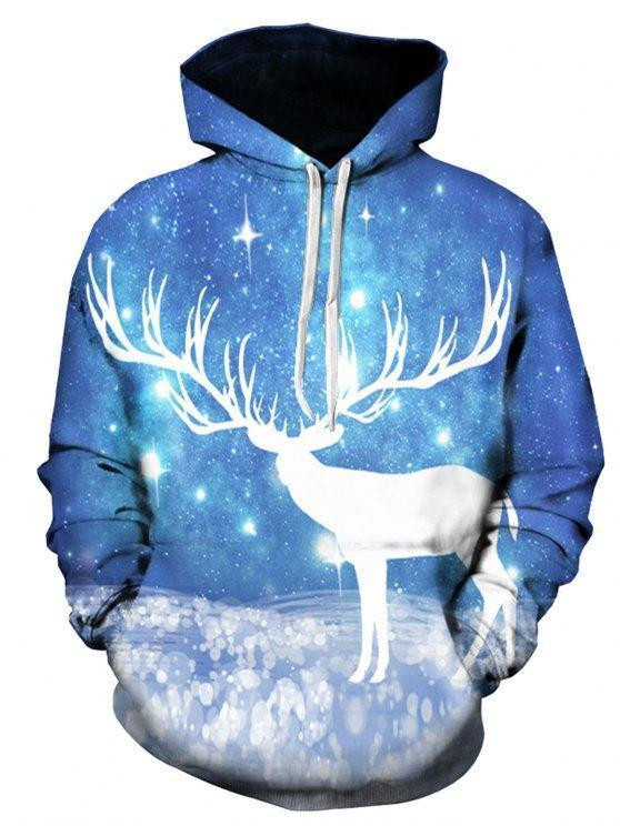 Deer On Autumn Hoodie 3D All Over Print DC010 - Amaze Style™-Apparel