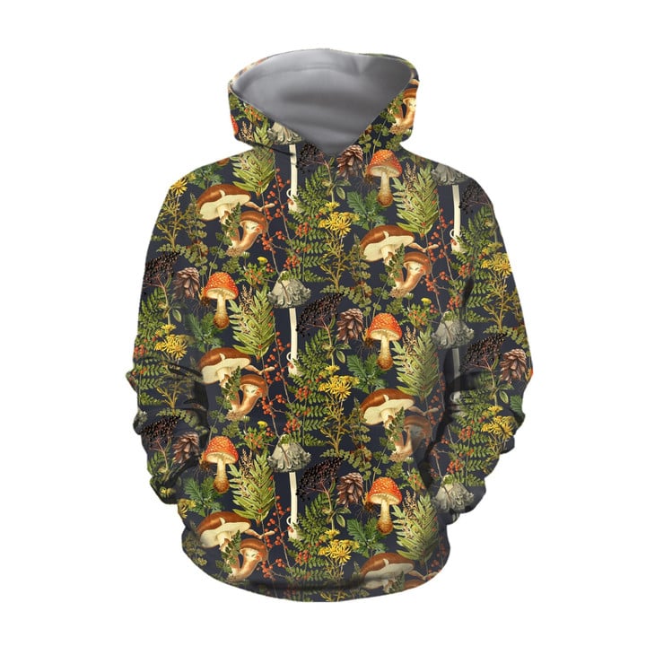 Forest Mushroom Hoodie DC Fashion - Amaze Style™-Apparel