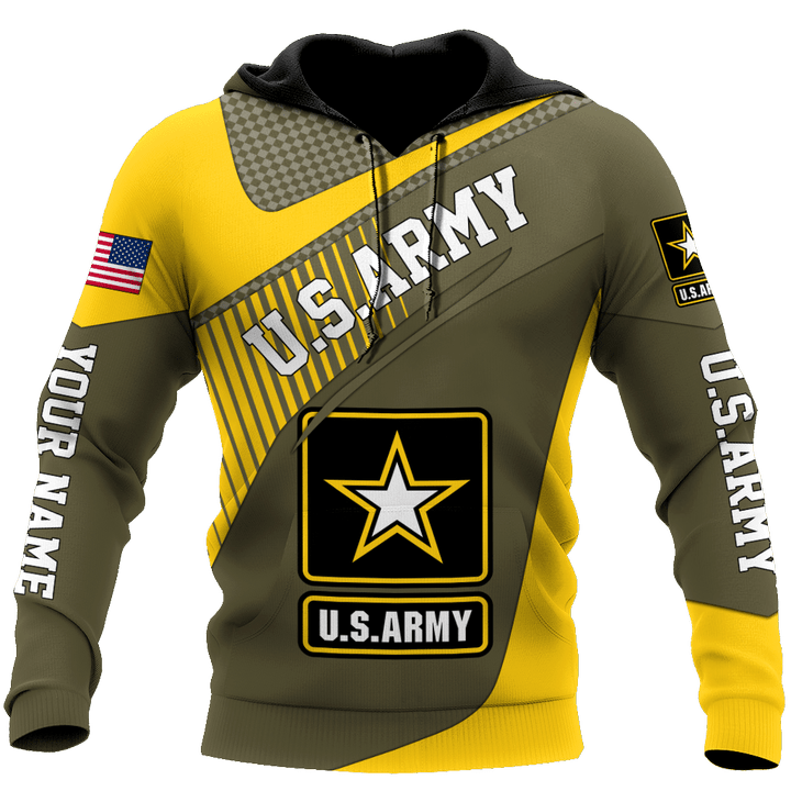 American US Army Personalize 3D All Over Unisex Hoodie