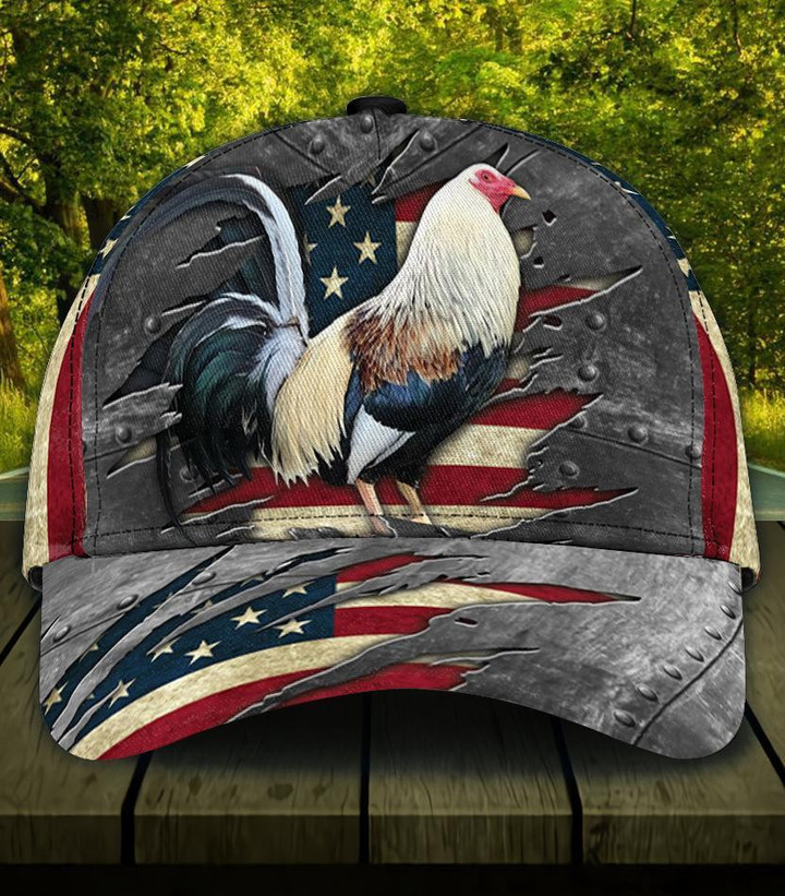 American Rooster 3D Printed Cap