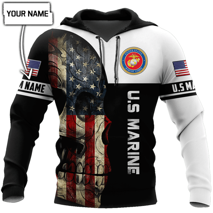 Proud to be United States Marine Personalized Name  - 3D All Over Printed Shirts For Men and Women