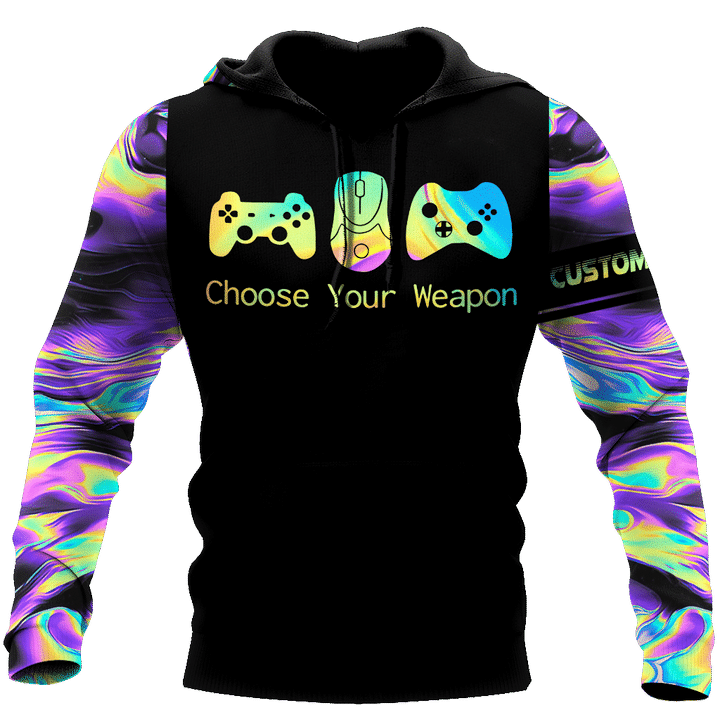 Gamer Choose Your Weapon Personalized Name