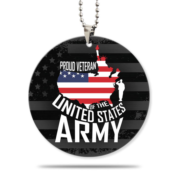 Veteran of the United States Army Unique Design Car Hanging Ornament
