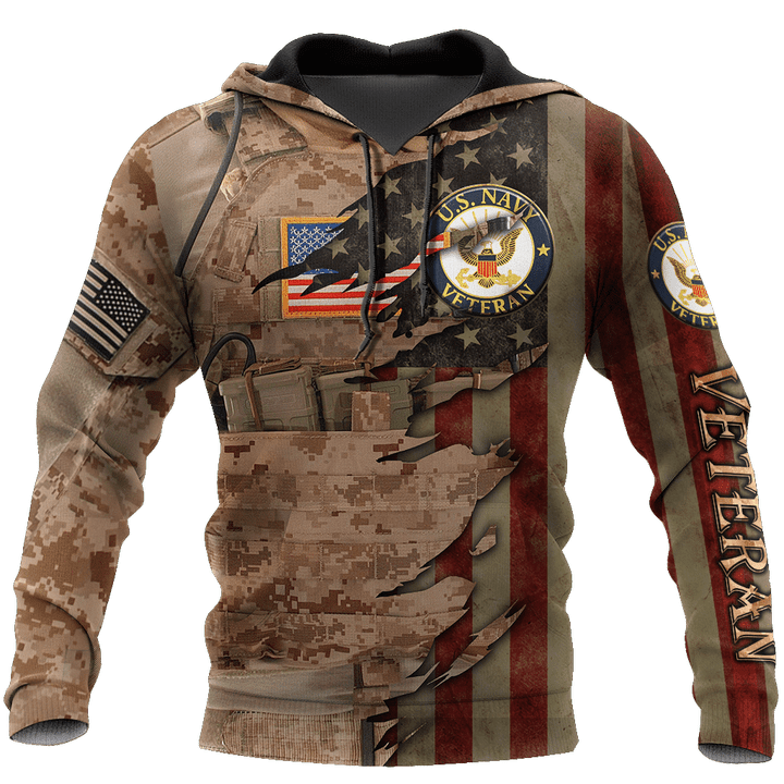 Proud to be United States Navy SEALs Veteran 3D All Over Printed Shirts For Men and Women HAC210803 - Amaze Style™-Apparel