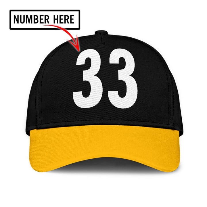 American Football Best Team Personalized Number Cap