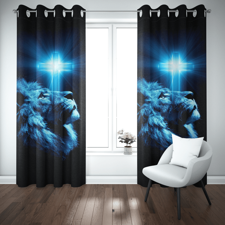 Jesus Easter Window Curtains JJW050504 - Amaze Style™-Curtains