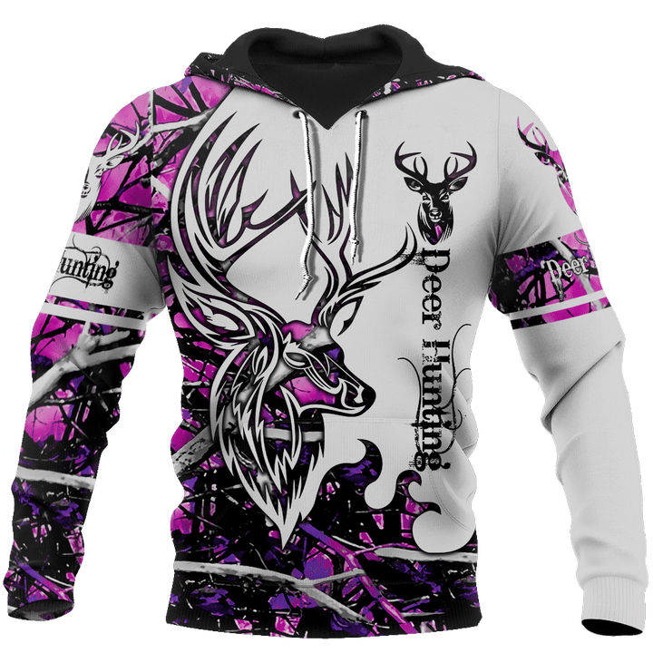 DEER HUNTING MUDDY GIRL CAMO 3D ALL OVER PRINTED SHIRTS FOR MEN AND WOMEN JJ051202 PL - Amaze Style™-Apparel
