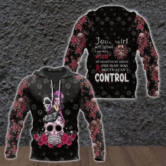 June Skull Girl all over print shirts for man and women PL16032002 - Amaze Style™-Apparel