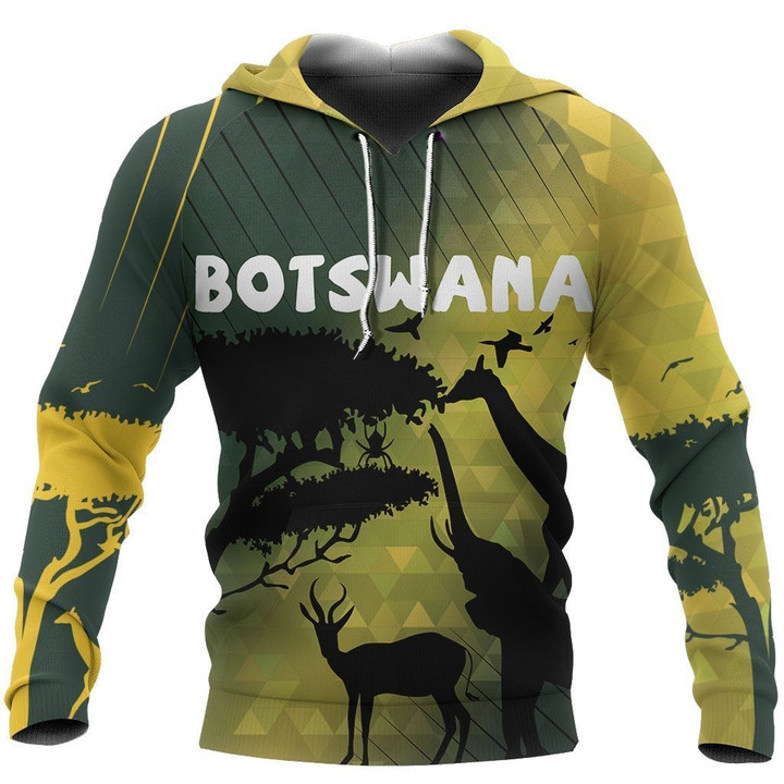 3D All Over Printed Botswana Animal Hoodie PL119 - Amaze Style™-Apparel