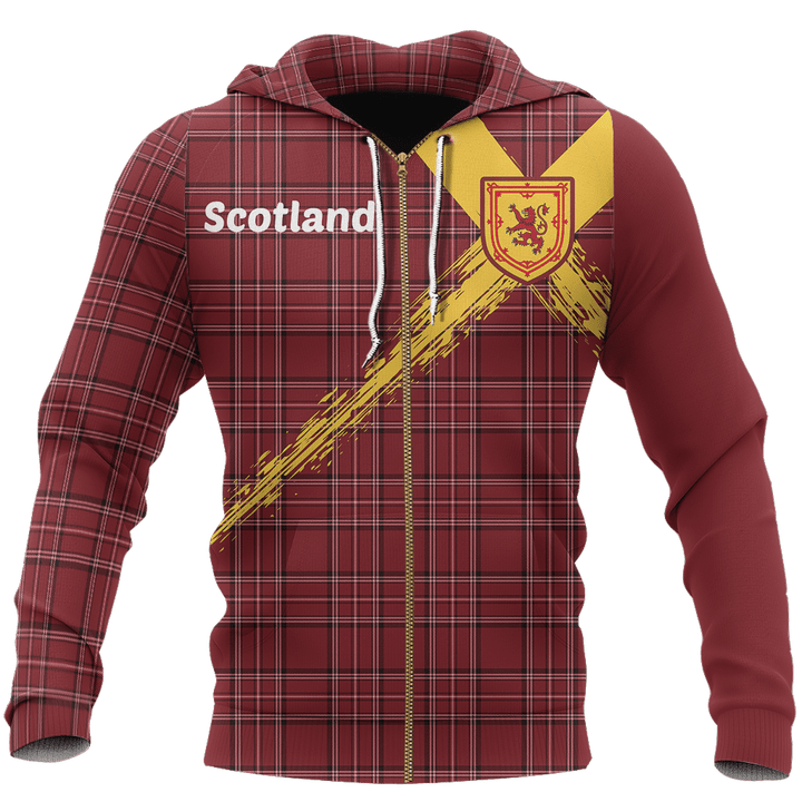 Scotland Royal Banner Celtic Thistle Hoodie NNK 1510 - Amaze Style™-Apparel
