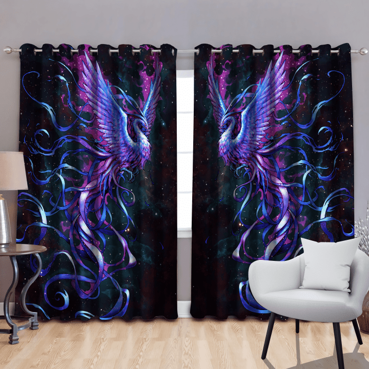 Phoenix Fly by SUN Window Curtains JJ270521S - Amaze Style™-Curtains
