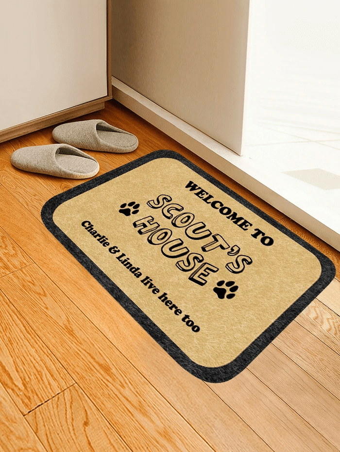 Customized Welcome to my House Carpet/Rug
