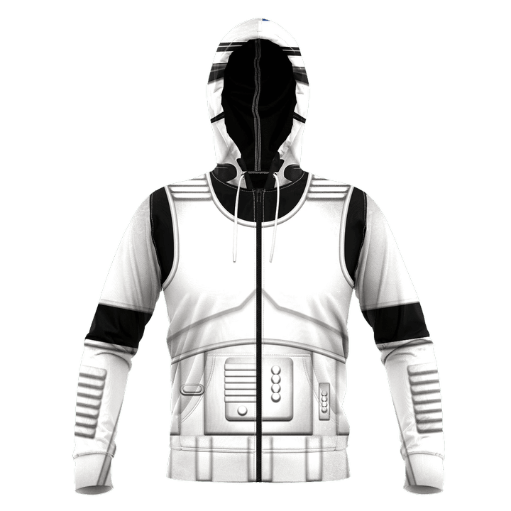 The Empire Storm Trooper V2 Unisex Zipped Hoodie