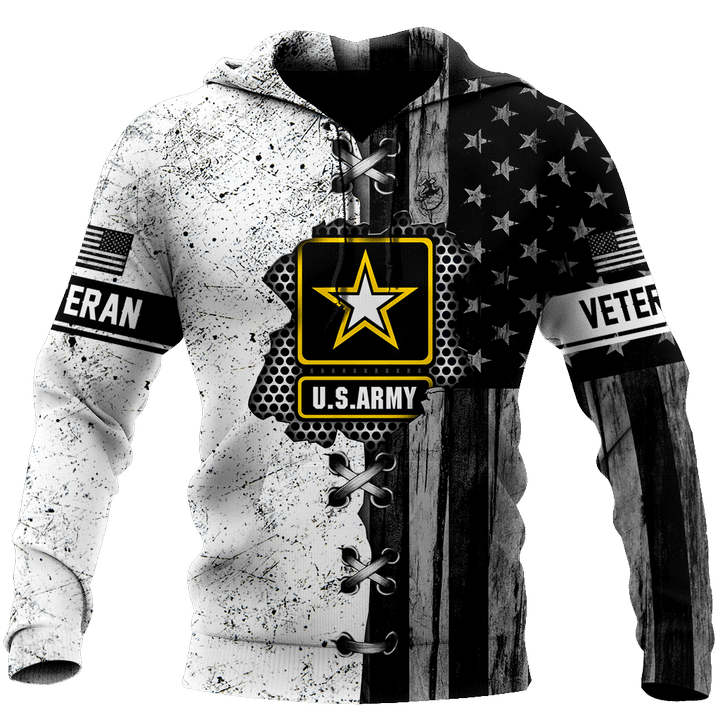  Veteran US Army in my heart D shirts for men and women BW Proud Military