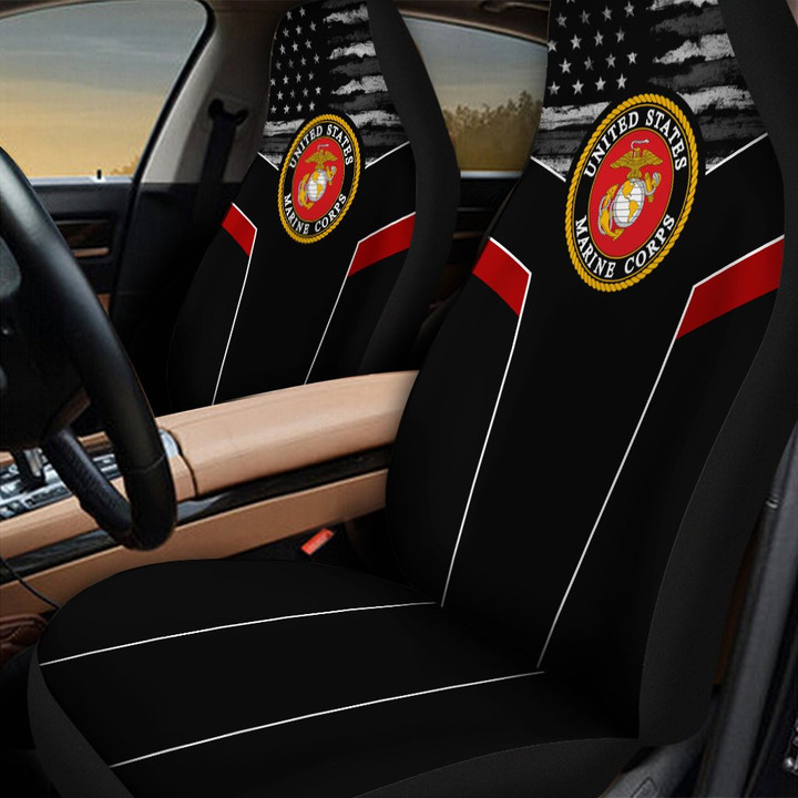 US Marine Corps print car seat covers Proud Military