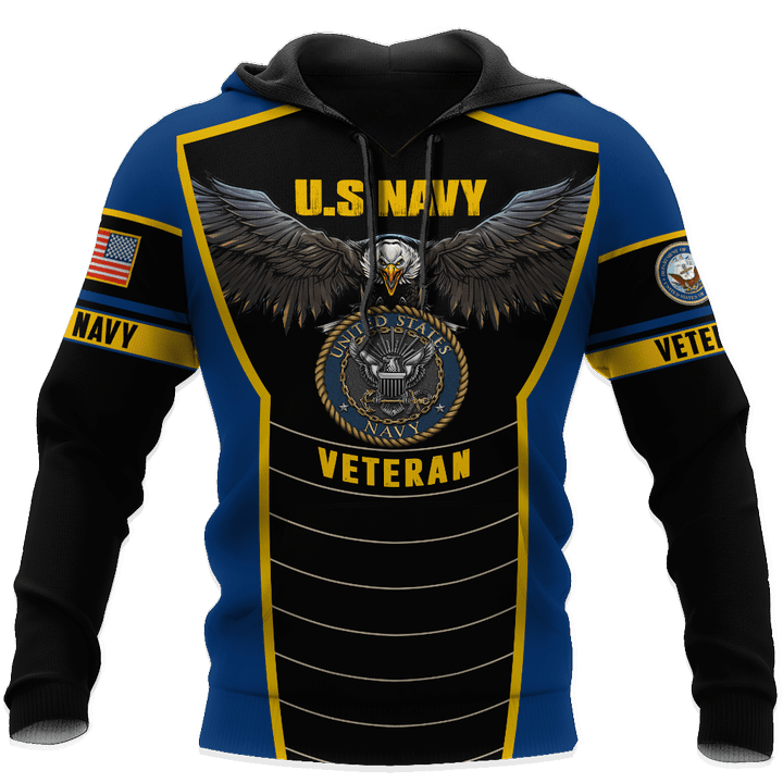  U.S Navy veteran Eagle Pride design d print shirts Proud Military