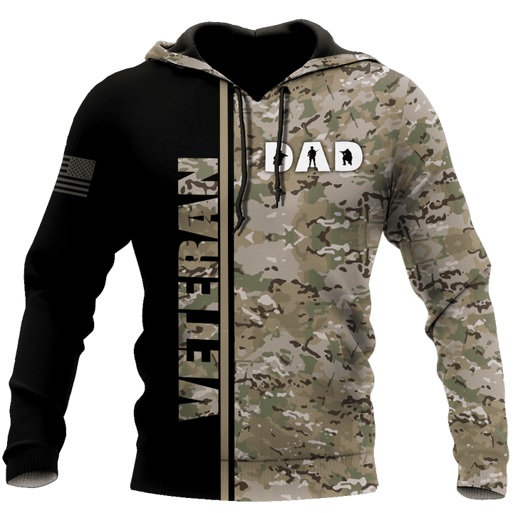  US Veteran Dad Camo d printed shirts Proud Military