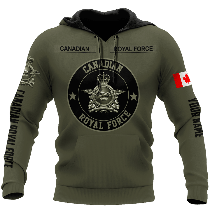  Personalized Name Canadian Royal Force Army Shirts