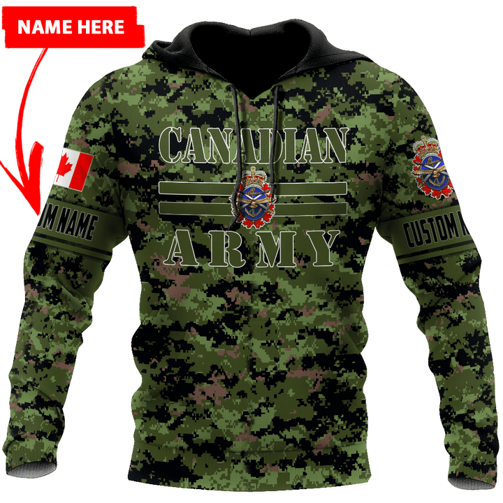  Personalized Name Canadian Veteran - Shirts