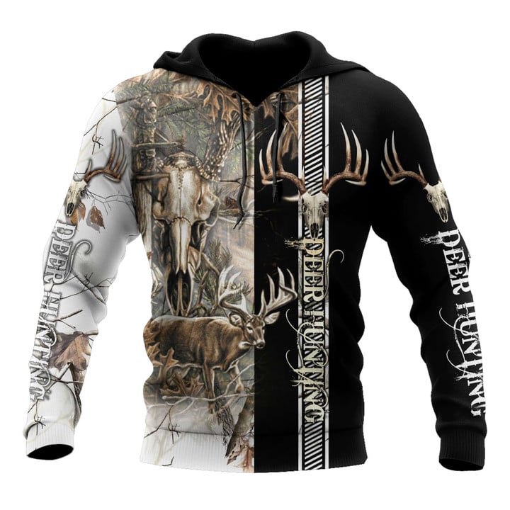  Personalized Name Deer Hunting Printed Unisex Shirts White Camo