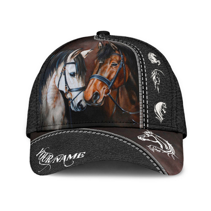  Personalized Name Rodeo Classic Cap Horse Riding Art Ver