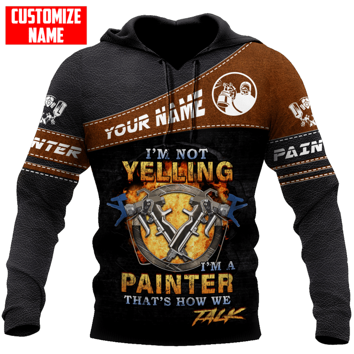  Personalized Name Painter Unisex Shirts Leather Texture Ver