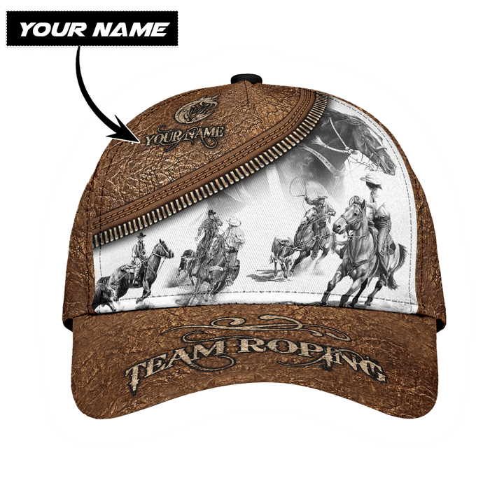 Personalized Name Bull Riding Classic Cap Team Roping