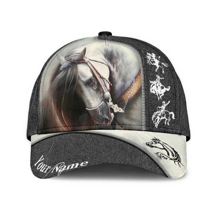  Personalized Name Rodeo Classic Cap Horse Riding Art Ver