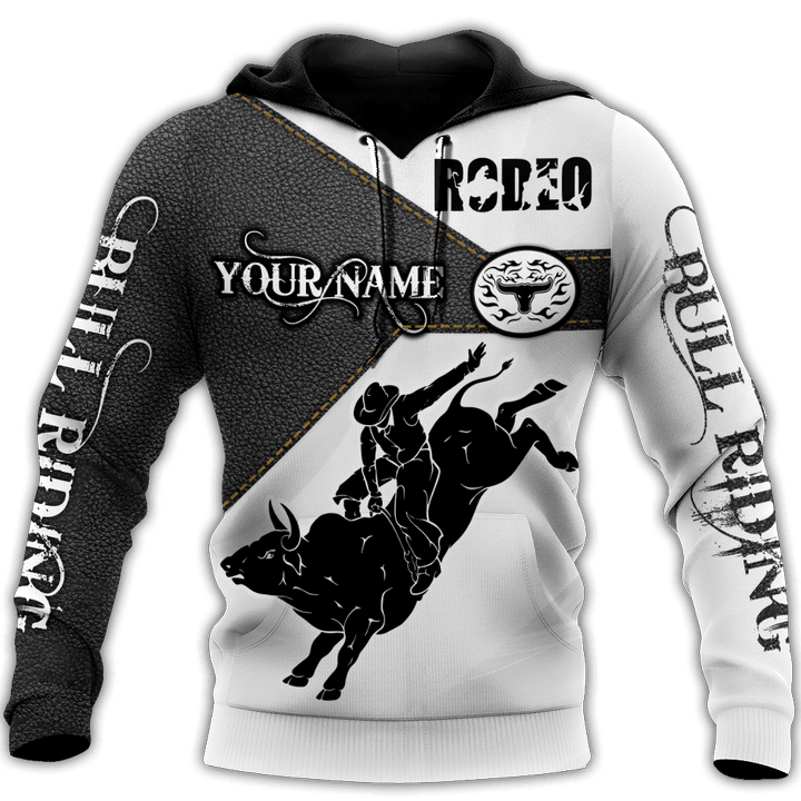  Personalized Name Bull Riding Unisex Shirts Black Rodeo
