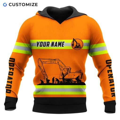  Personalized Excavator Heavy Equipment shirts
