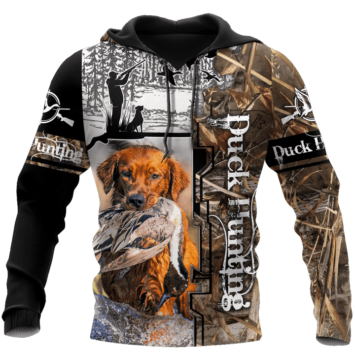  Golden Retriever Duck Hunting Dog D All Over Print Hoodie