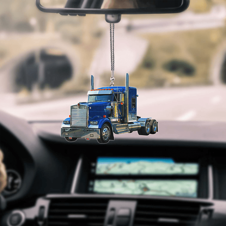  Blue Truck Car Hanging Ornament