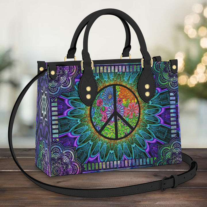 Hippie Psychedelic Style AEAA1610006Z Leather Bag