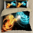 Fire and Water Horse 3D All Over Printed Bedding Set