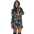 3D All Over Print Mushrooms and leaves of forest trees  Hoodie Dress DC Fashion - Amaze Style™-Apparel