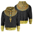 African Hoodie - Pharaoh Cosplay All Over Hoodie - Amaze Style™-ALL OVER PRINT HOODIES (A)