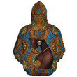 African Hoodie - African Black Girl Floral Hoodie - Amaze Style™-ALL OVER PRINT HOODIES