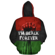 African Hoodie - African I'm Black Forever Hoodie - Amaze Style™-ALL OVER PRINT HOODIES (A)