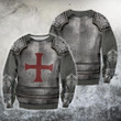 3D All Over Printed Knights Templar Tops - Amaze Style™-Apparel