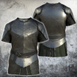 3D All Over Printed Knight Medieval Armor Tops - Amaze Style™-Apparel